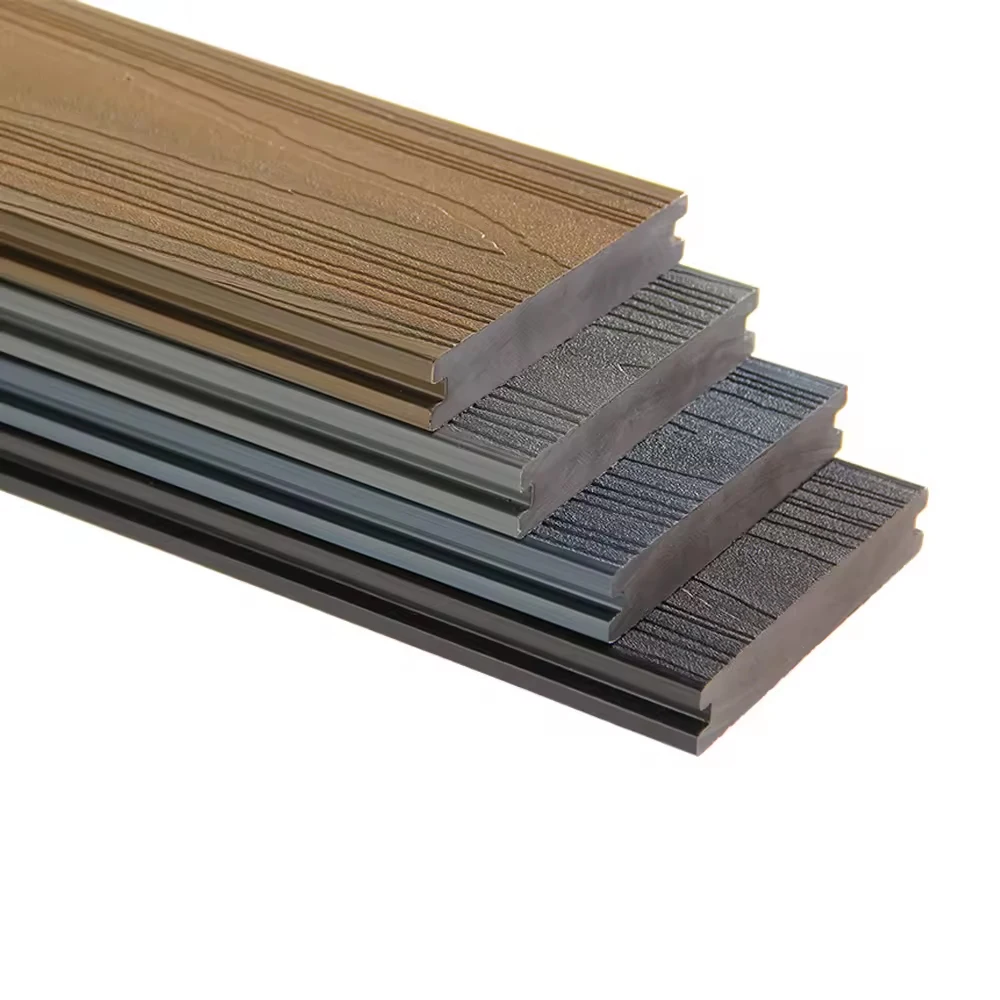 Cheap Price Plastic Wood Texture WPC Hollow Decking Engineered Composite China Top Quality Hot Selling Outdoor New Design