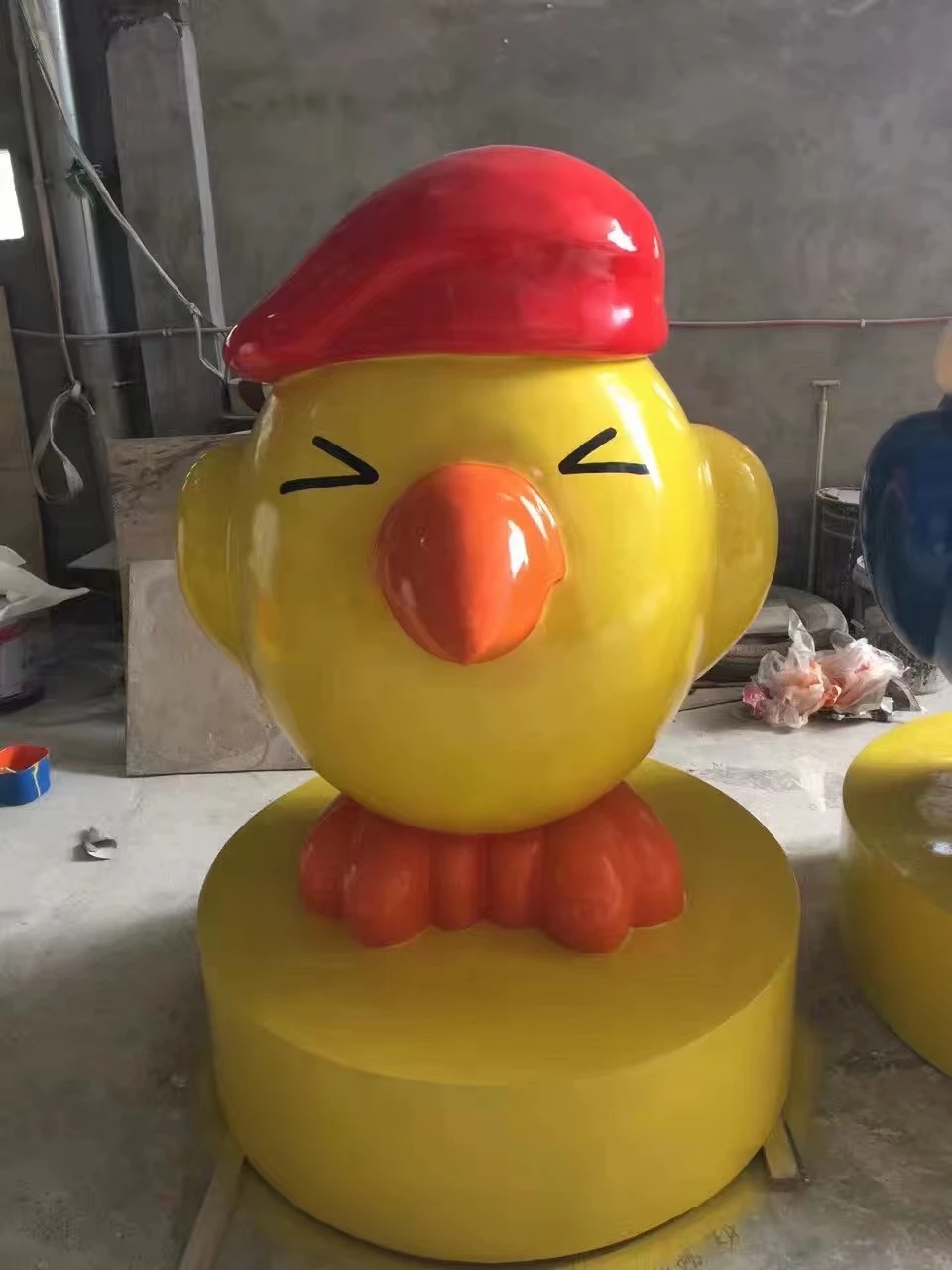 Fiberglass Statue Sweet Decorative Ice Cream Props Custom Window Display Fiberglass Statue