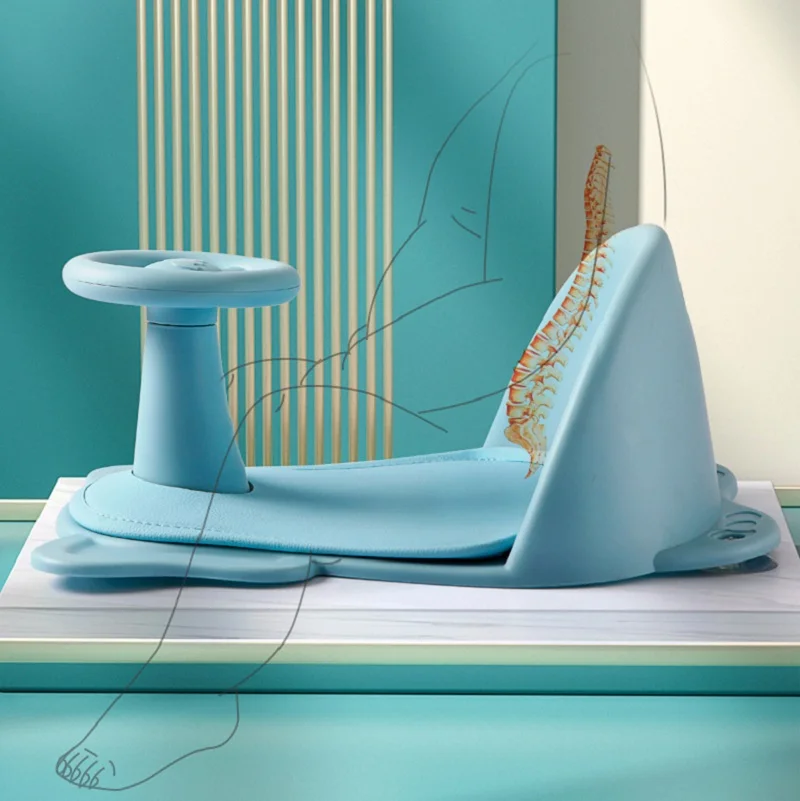 Baby Car Steering Wheel Design Shower Chair Happy Bathing Non-slip, OEM Portable Baby PP Bath Tub