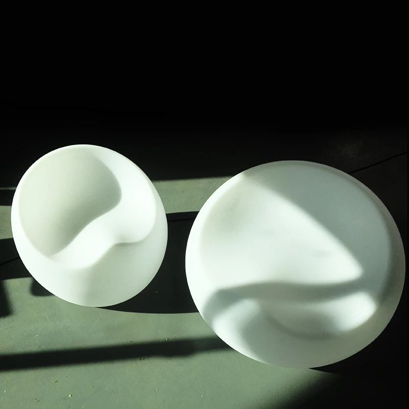 Home Bar Party Garden Patio High Quality Luxury Egg Sofa Ball Shape Sofa Portable Bright Color Outdoor White Plastic Seat Chair