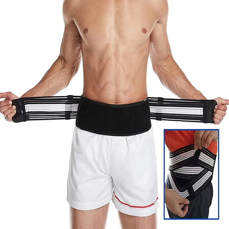 Factory Wholesale Men Sacroiliac Si Joint Hip Lower Pain Back Lumbar Brace Pelvic Support Belt Women Eco-friendly Adult Black