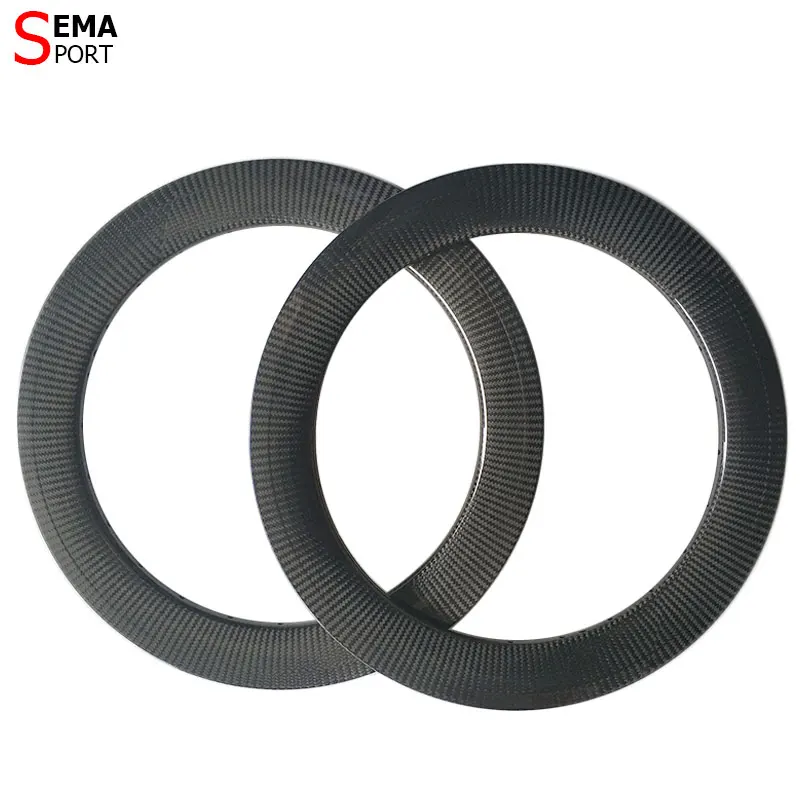 
clincher 20inch 406 full carbon rim glossy/matte custom weave ud/3k/3kt/12k/12kt/18k/marble depth 50mm birdy bicycle 