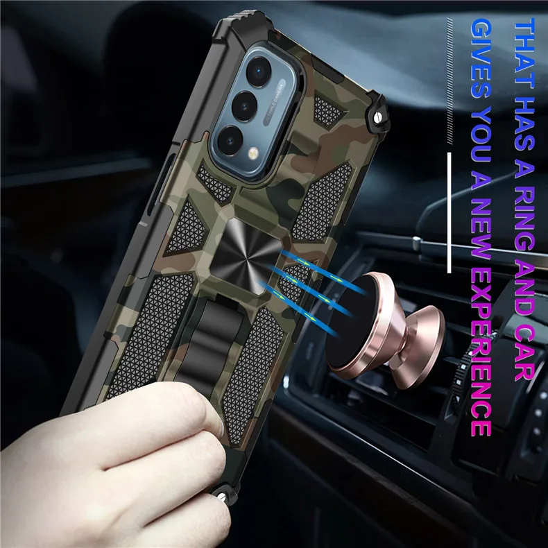One Plus 9 Pro Kickstand Armor Army Grade Car Magnetic phone case cases for Oneplus N10 N100 N200 5G