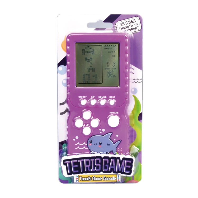 Classic Straight Board Russia Brick Handheld Game Players Educational Toys For Kids