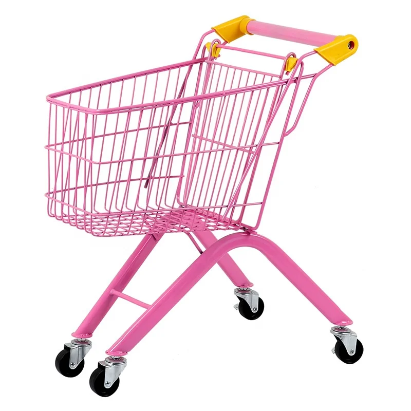 China Factory Supermarket Shopping Trolley Mini Shopping Cart for Kids Children Boys Girls
