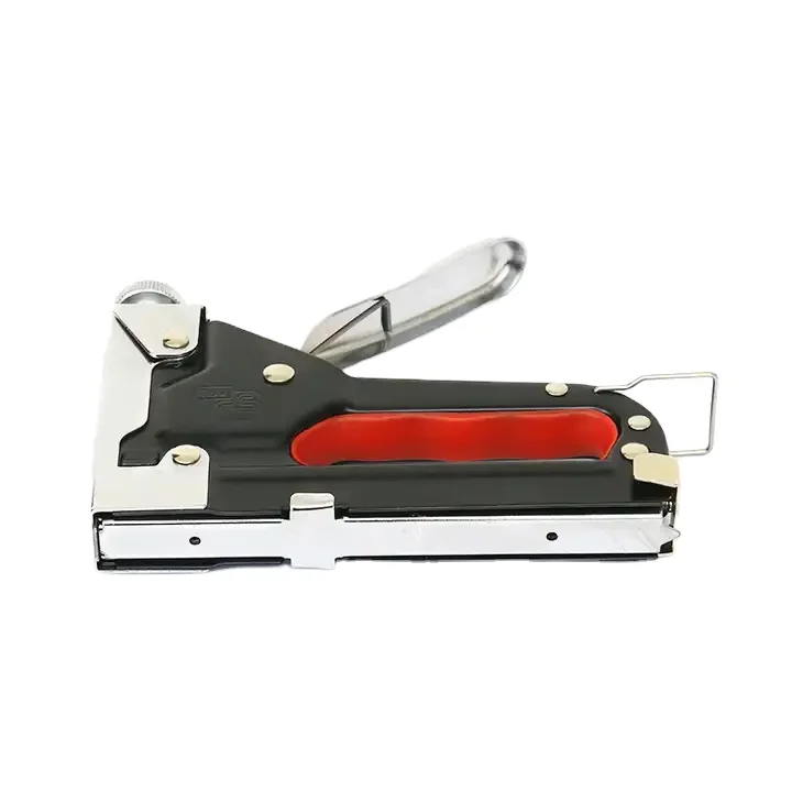 2024 cheap factory metal woodworking gun heavy duty 3-in-1 hot manual tacker staple nail gun