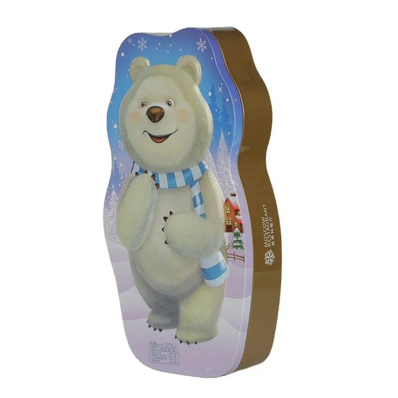 Распродажа, жестяная коробка для печенья, индивидуальная Рождественская жестяная коробка для печенья, большие пустые жестяные коробки для печенья