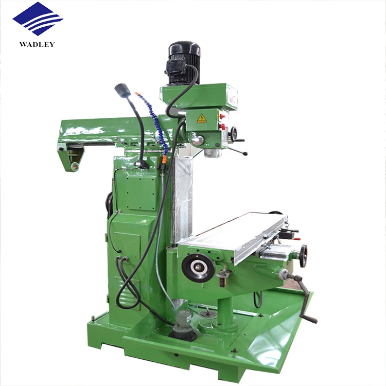 Horizontal &vertical gear drive drilling and milling machine