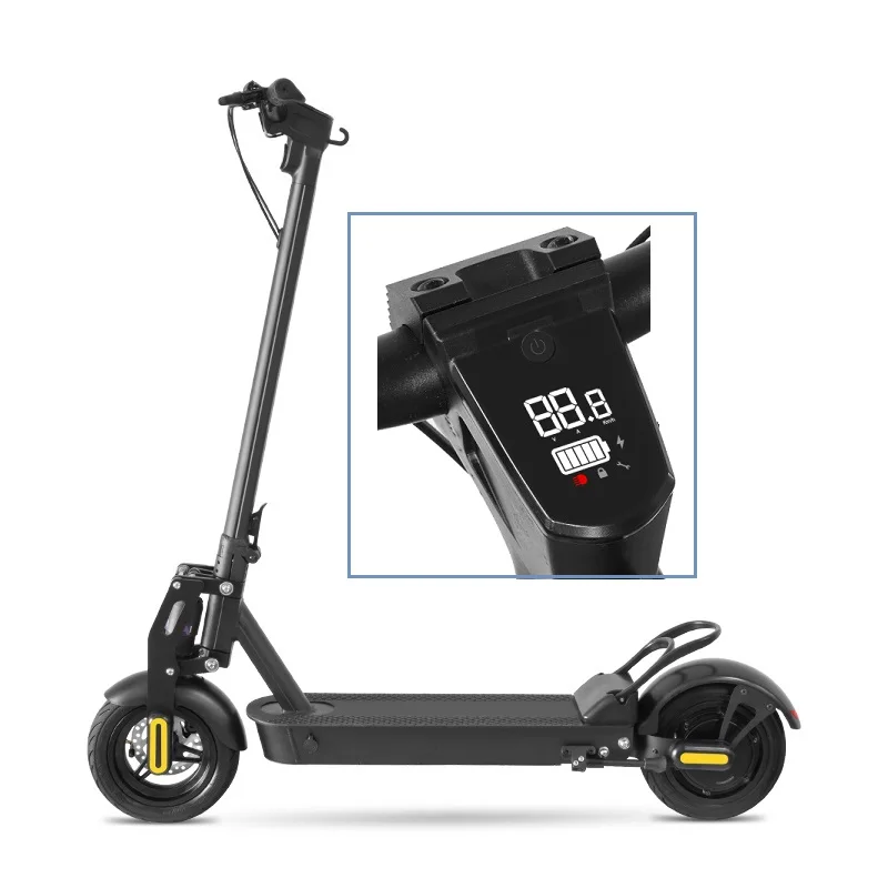 front and rear suspension 10 inch wider tires for better grip and abrasion resistance 1000w electric foldable scooter