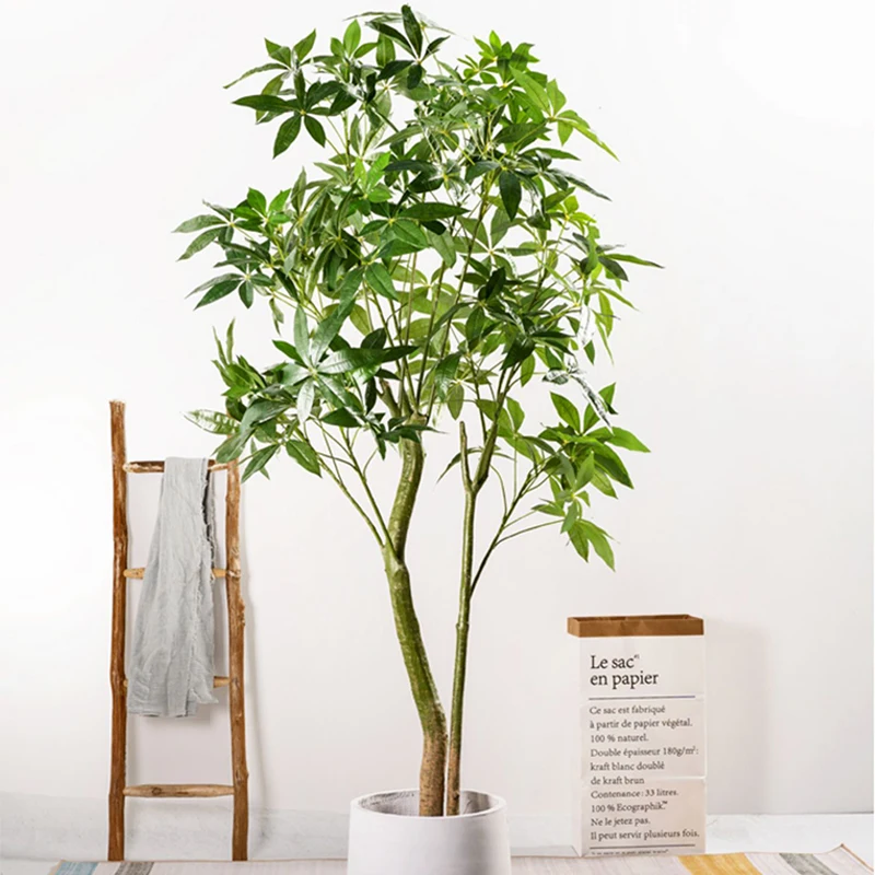 Artificial Pachira Aquatica Plant Guiana Chestnut Tree