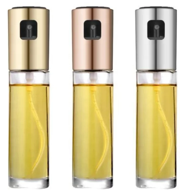 Кухонная бутылка-распылитель, герметичный стеклянный горшок для масла, кухонный горшок для масла со шкалой, дозатор для распылителя масла