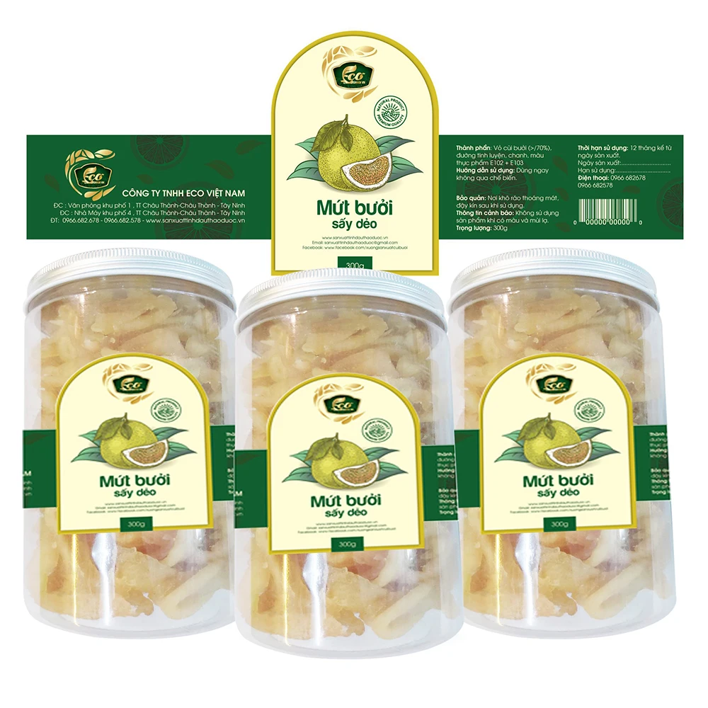 Высушенное местное помело-варенье 500 г сделано во