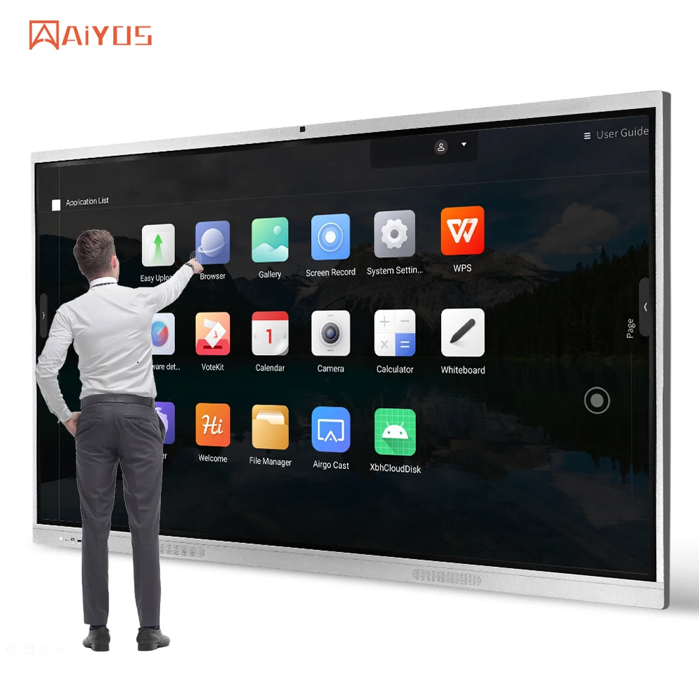 Finger 20 points multi touch screen smart 86 98 inch interactive whiteboard electronic digital Board Panel interact flat panel