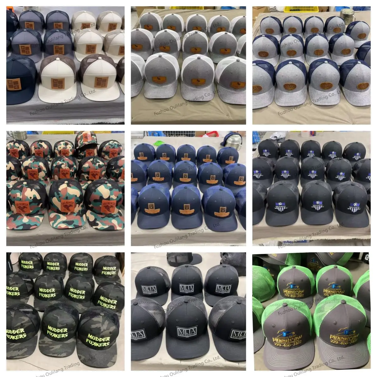 На заказ с логотипом Gorras тканая нашивка Richardson 112 спортивные шапки для дальнобойщика 5 панелей кожаная шляпа Дальнобойщика