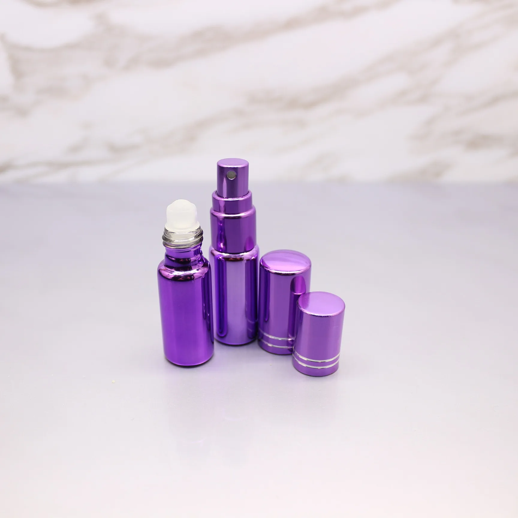 Glass Tube Empty Vial  5ml 10ml Glass Perfume Spray Bottle PB-072RL