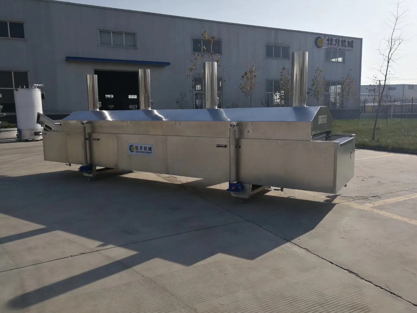 
Continuous Balls Egg Roll Frying Machine 