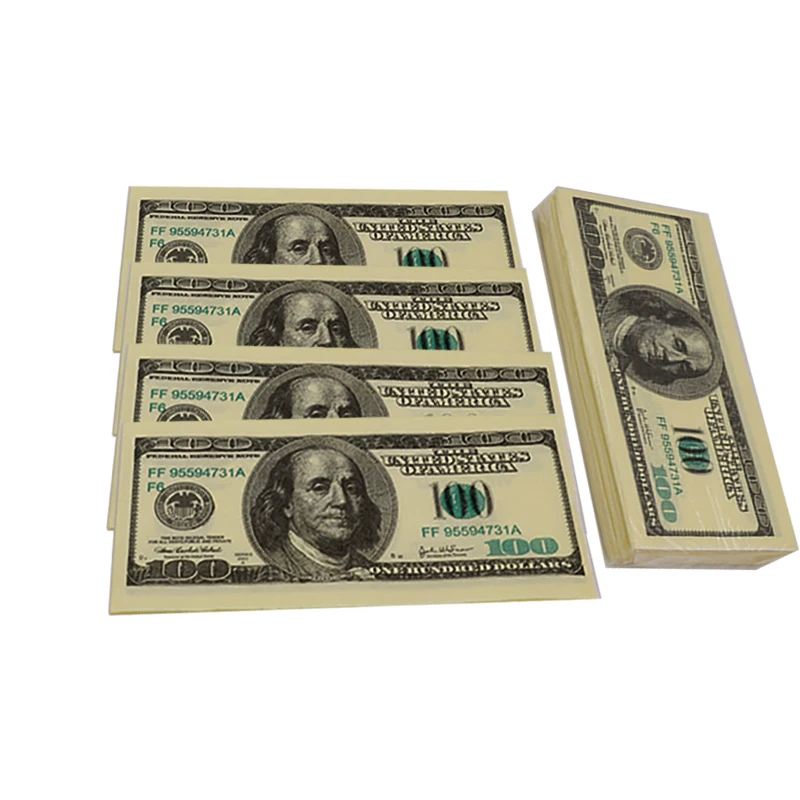 Custom Printed Money Design Napkins - Perfect for Parties and Events