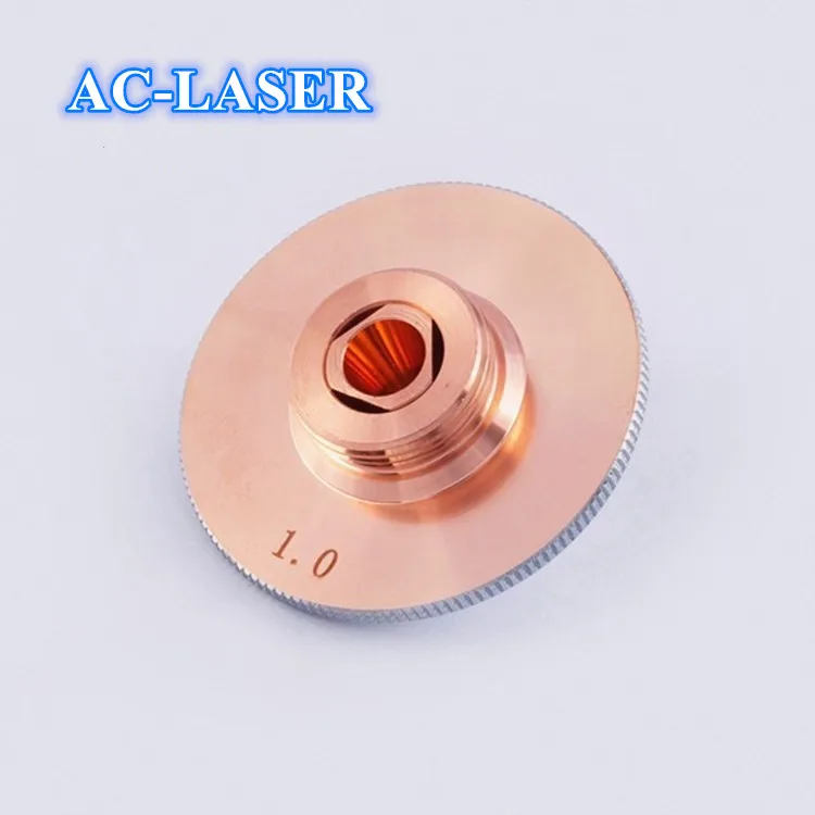 Laser equipments consumables chrome-coated Laser nozzle for Raytools laser cutting head D28 H15 M11 double layer