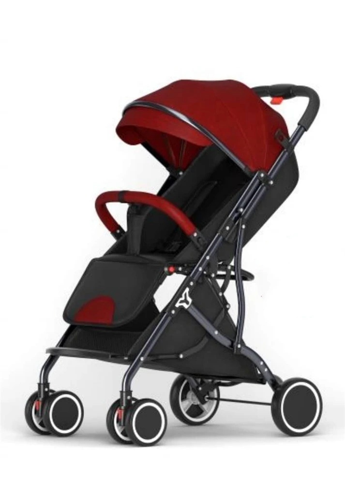 Cheap Price Shockproof One Handed Folding Baby Trolley Lightweight Stroller one key folding