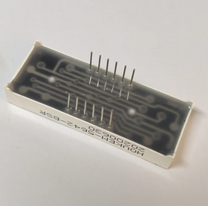 Houkem diamond shape four digit white led seven segment display 0.56'