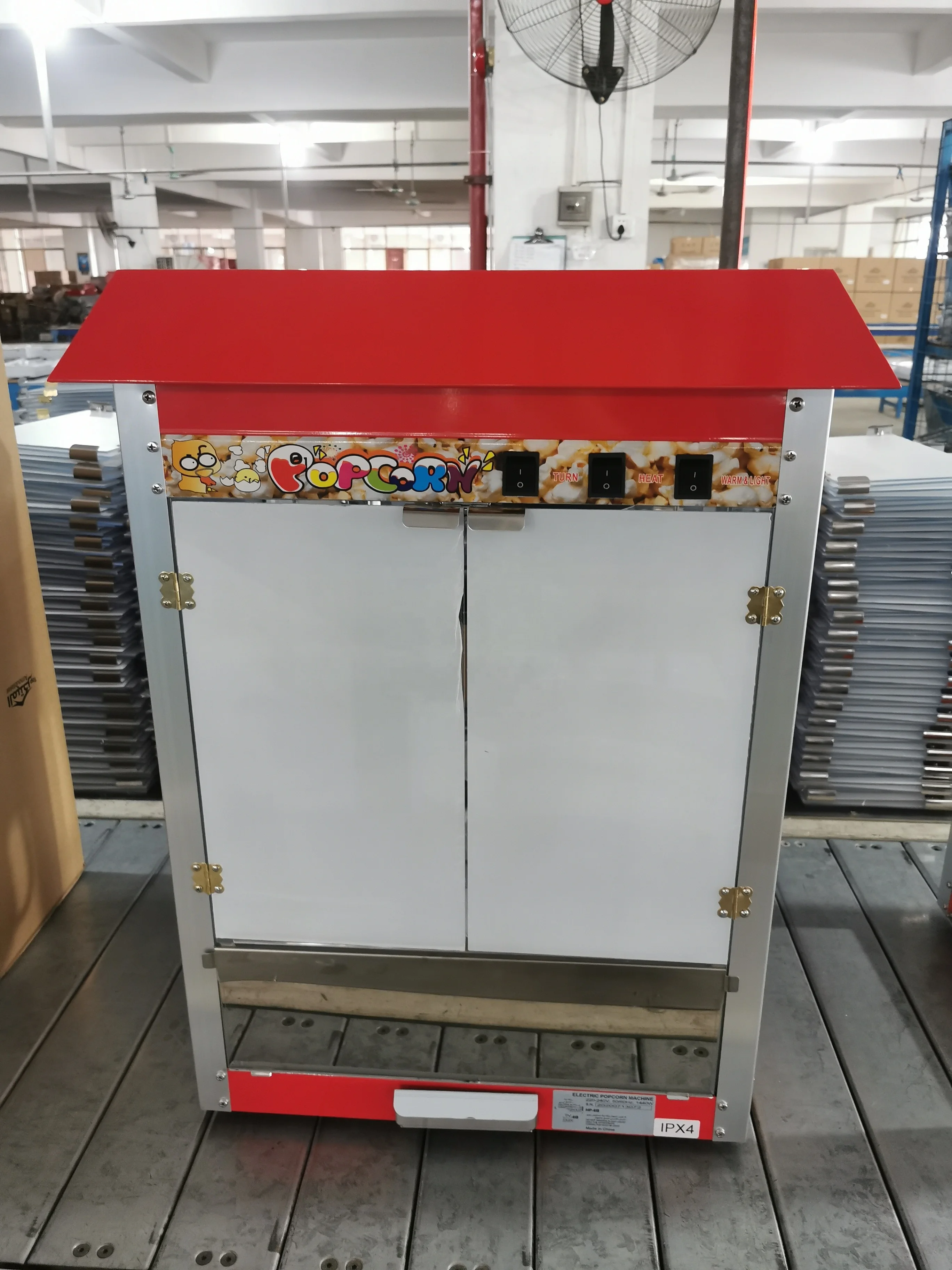 Commercial Popcorn Machine Vending Machine Automatic Electric Popcorn Making Machine Lovely Industrial  Popcorn Maker