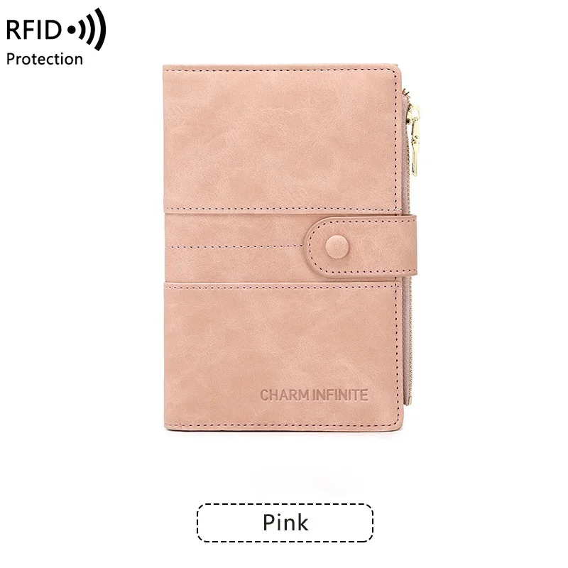 2024 new design multicolor zipper buckle passport cover multi-functional passport holder for travel