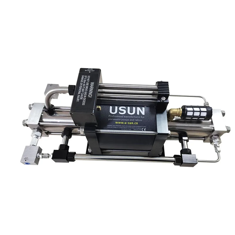 New design USUN Model:GBD40-OL  200-300 Bar Output   air operated Oxygen gas booster pump for scuba diving use