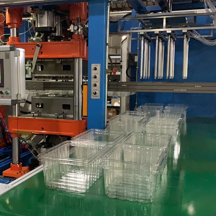  HW-850 положительный и отрицательный 3 станции пластиковая Термоформовочная Машина для приготовления суши поднос