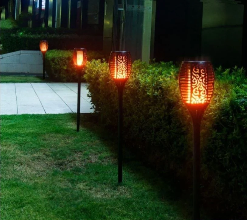 Waterproof Flickering Flame Solar Torches Dancing Flames Landscape Decoration Lighting