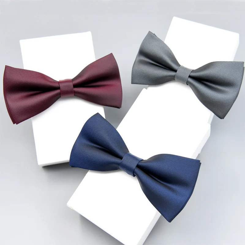 
Hot Sale Gentleman Classic Satin Bowtie Necktie For Wedding Party Adjustable Bowtie 