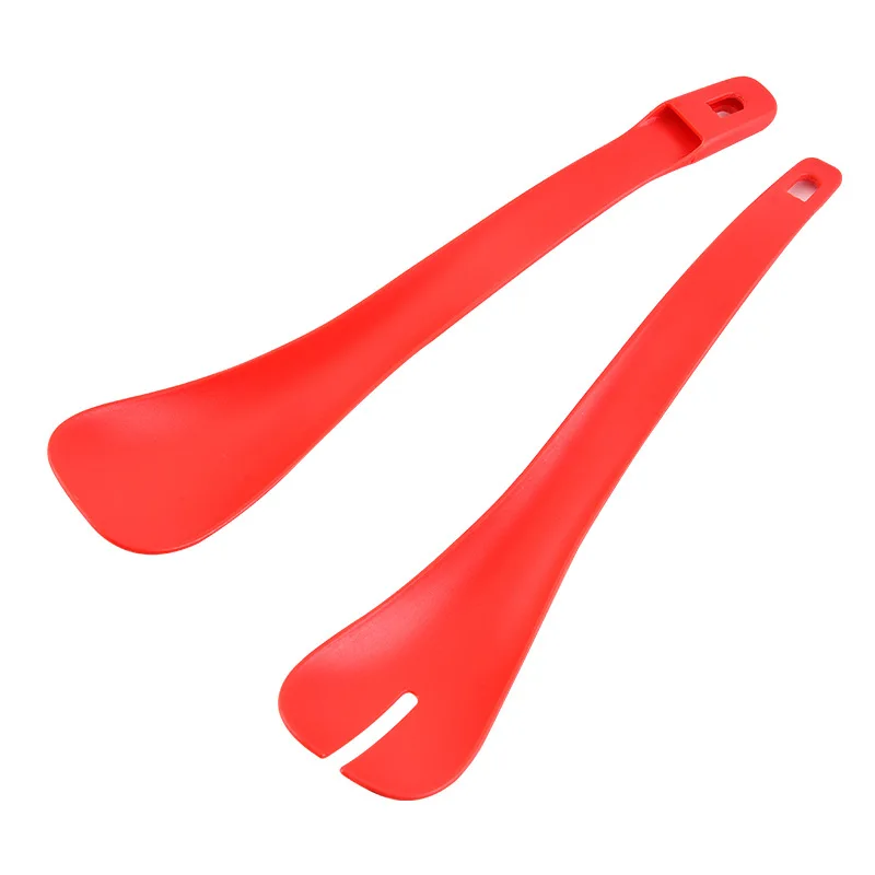 Plastic serving fork and spoon set for salad Servers spoons set