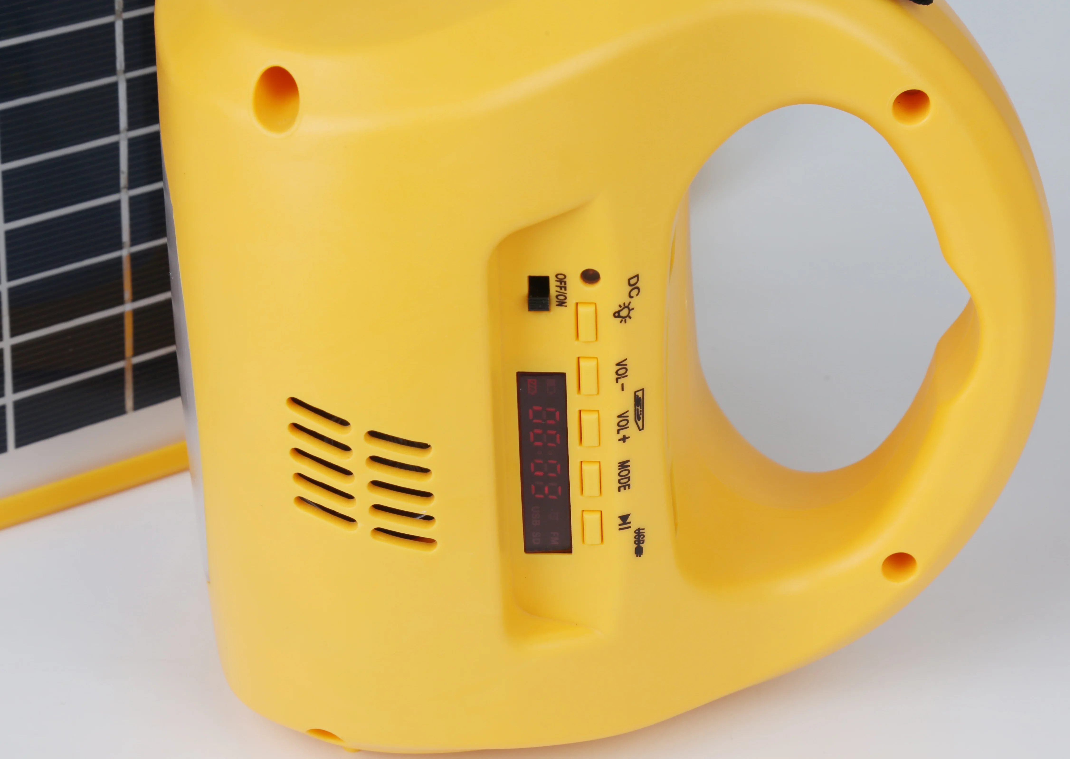 HOT sale Solar Lights Factory the Best-Selling Portable Handy Solar Table Lights with Dual Panels and FM radio