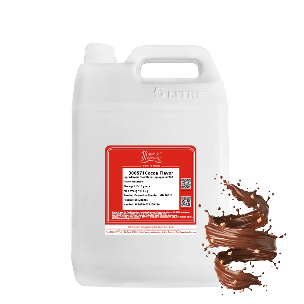 The factory manufactures wholesale Cocoa flavor for flavoring beverages, jellies and confectionery