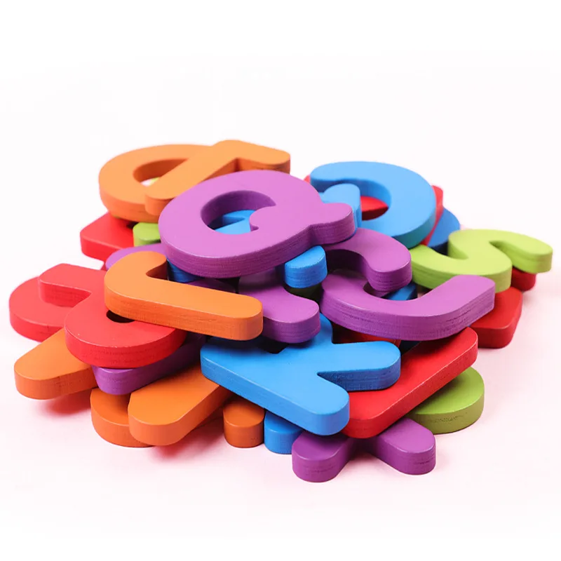 
2019 New design english alphabet wooden puzzle board for kids 