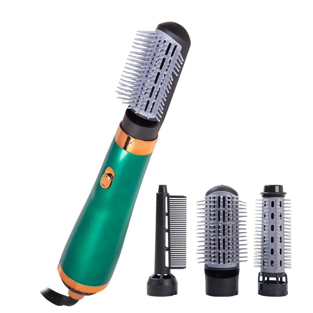 Custom Color Blow Hair Straightener Curler Comb Hammer Negative Ion Professional Hair Dryers Salon One Step Hair Dryer Brush