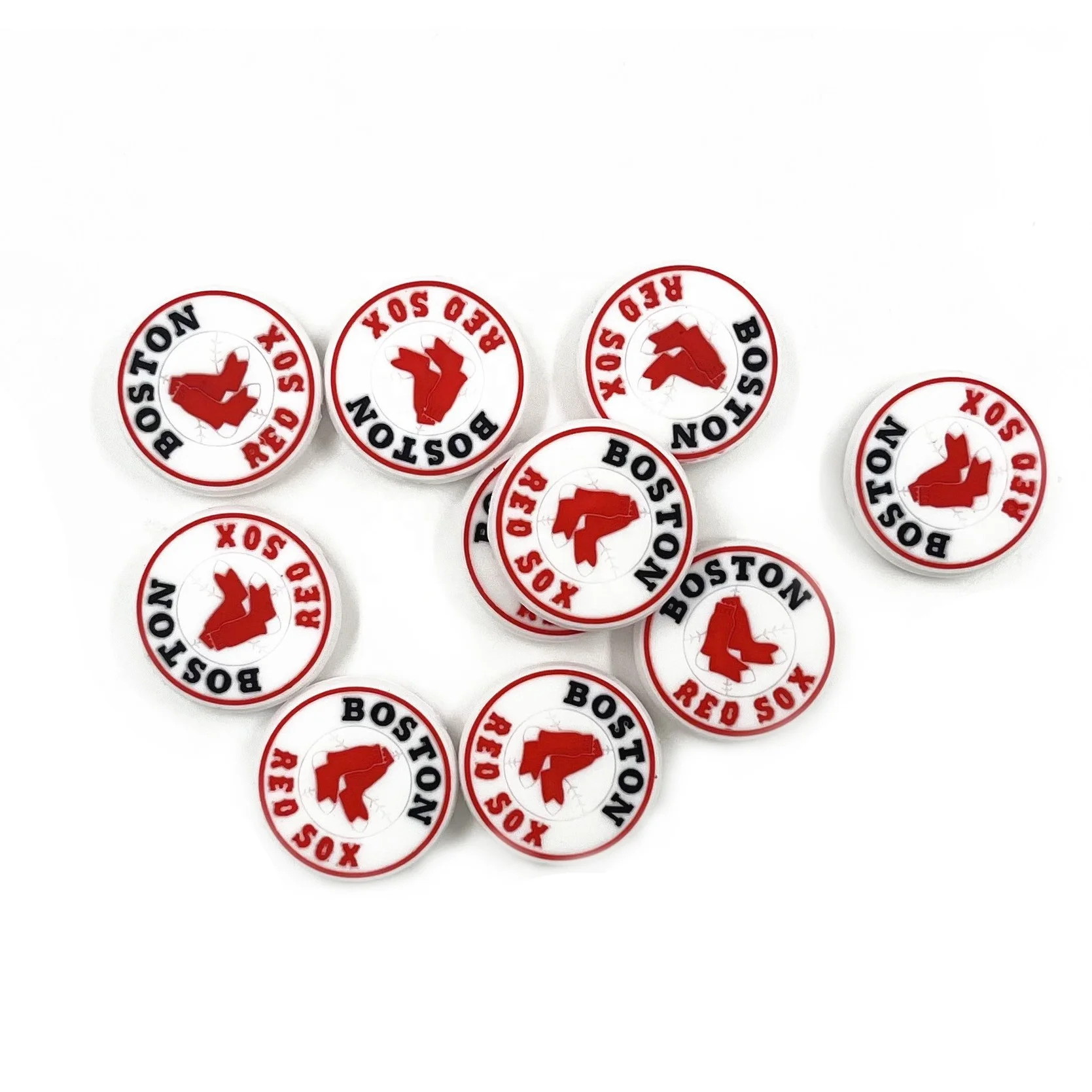 Wholesale Food Grade DIY Charms Necklace Bracelets Keychain Jewelry Cartoon Focal Bead Silicone