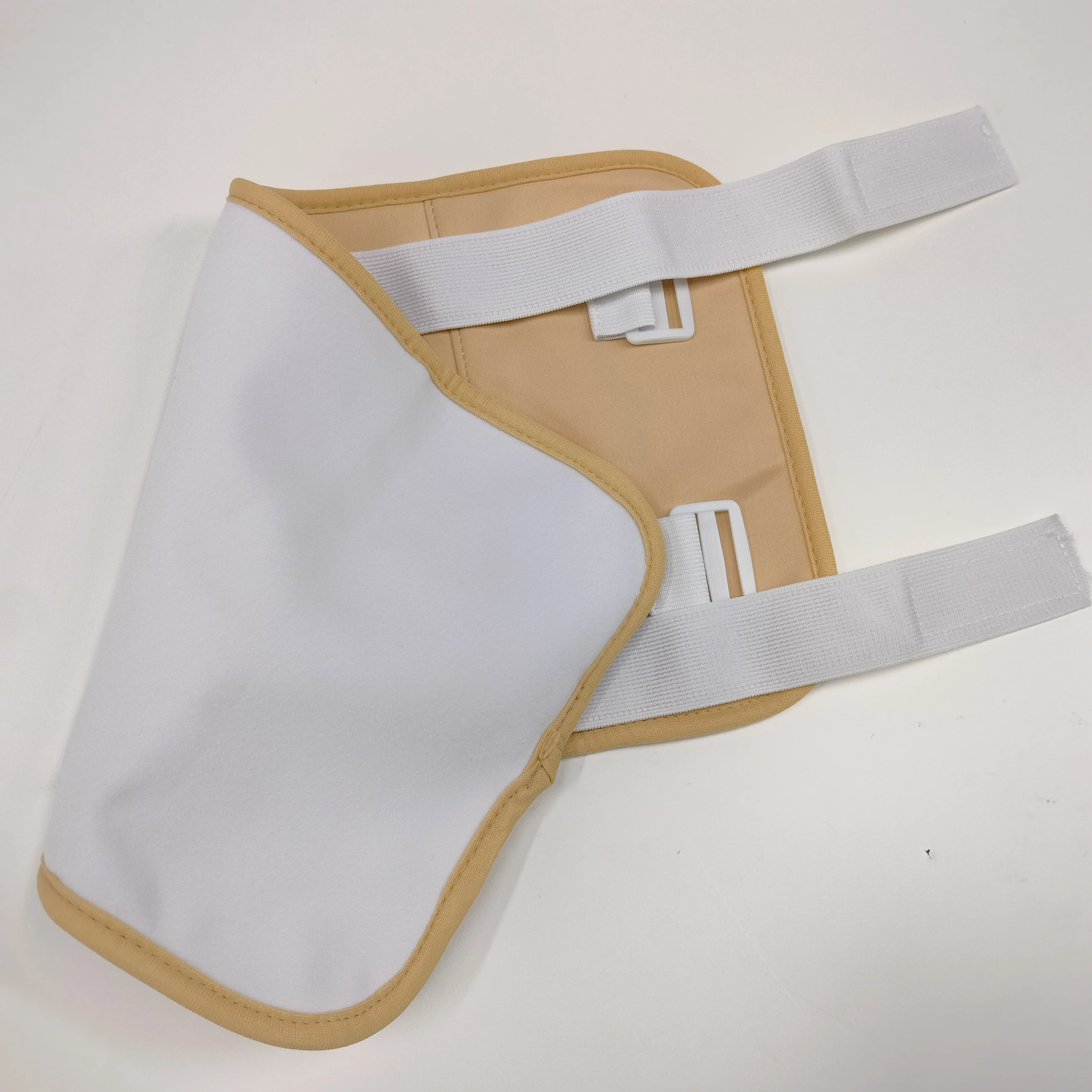 castor oil pack Organic Compression Wrp  Adjustable strap pads cotton flannel around breast stomach wrap HH