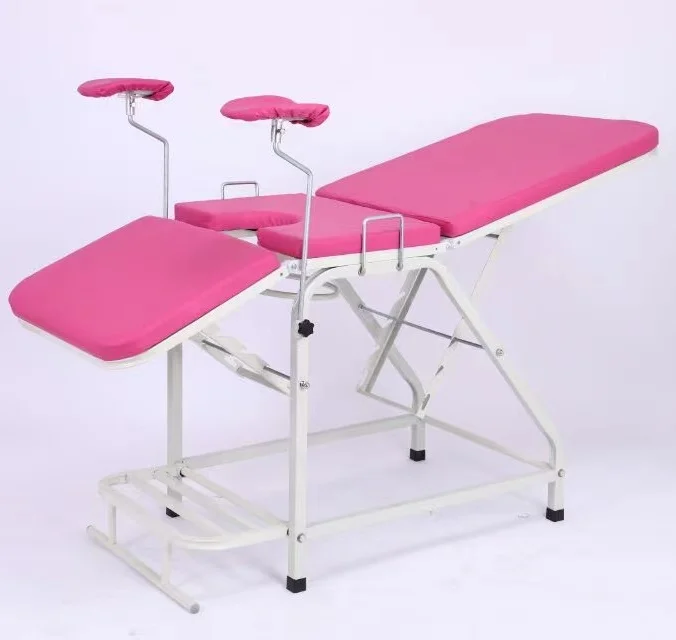 Hospital Medical Adjustable Folding Obstetric Labor Bed Examination Chair Gynecological Delivery Bed