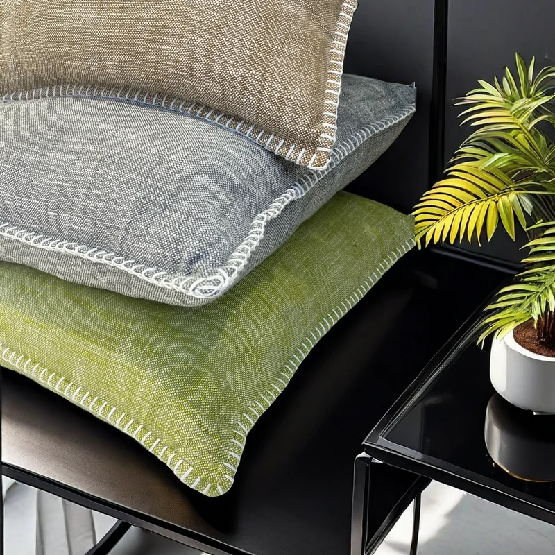 Direct Factory Price Sofa set Cushion Covers Square Linen Case Throw Pillow For Sale