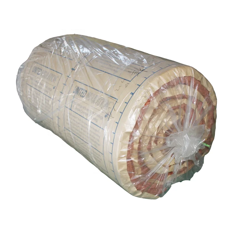 Brown chocolate color Eco Tech no itch fiber Glass Wool price same as earth wool for prefabricated house thermal insulation