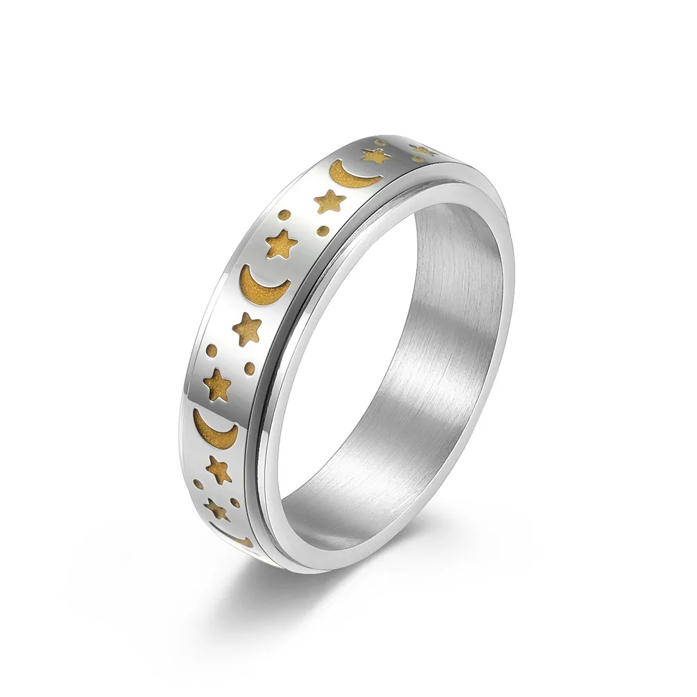 Alibaba verified supplier rings wholesale glow stars in the dark spinner rings