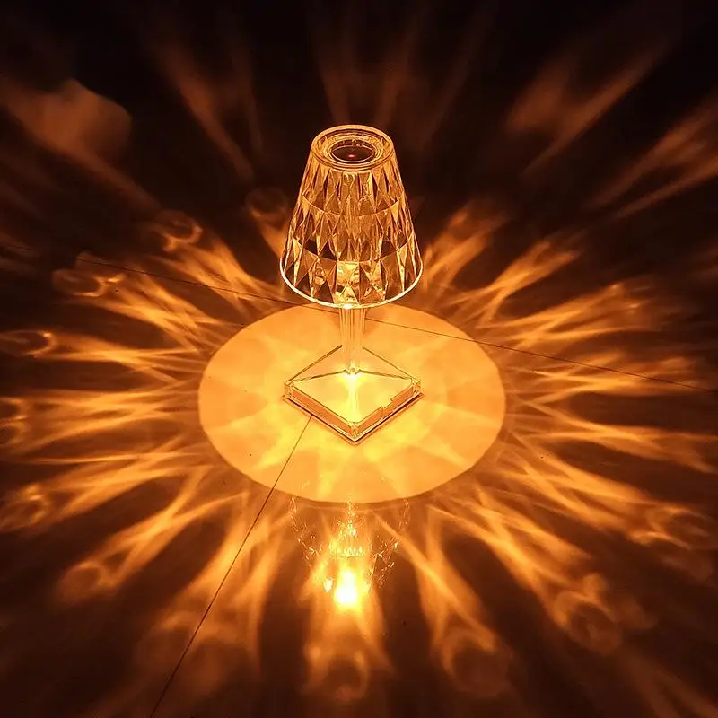 Crystal table lamp With speaker led desk lamp