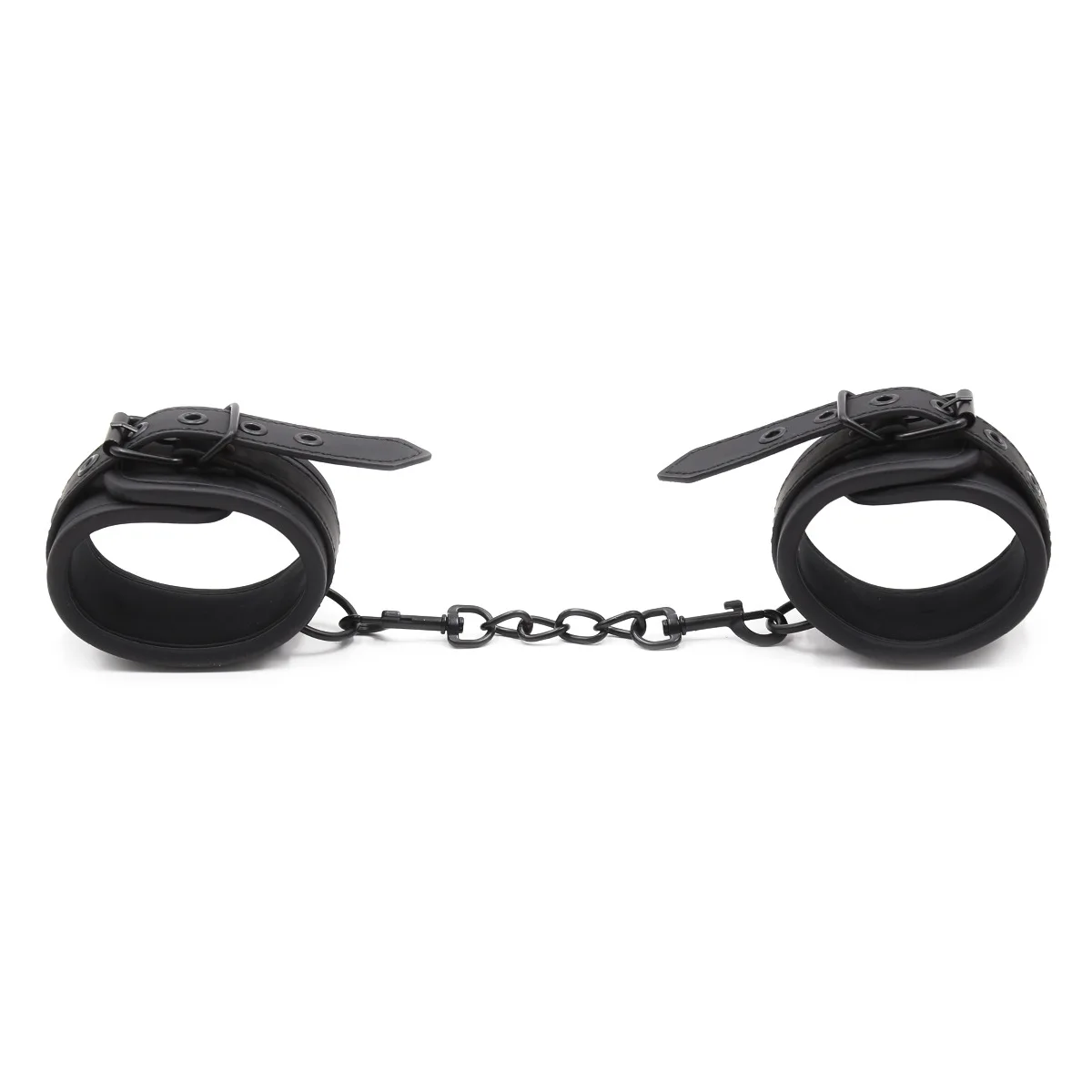 Sexual toys with black edging, sponge needles wrist cuff band, clasps, handcuffs, alternative adult products