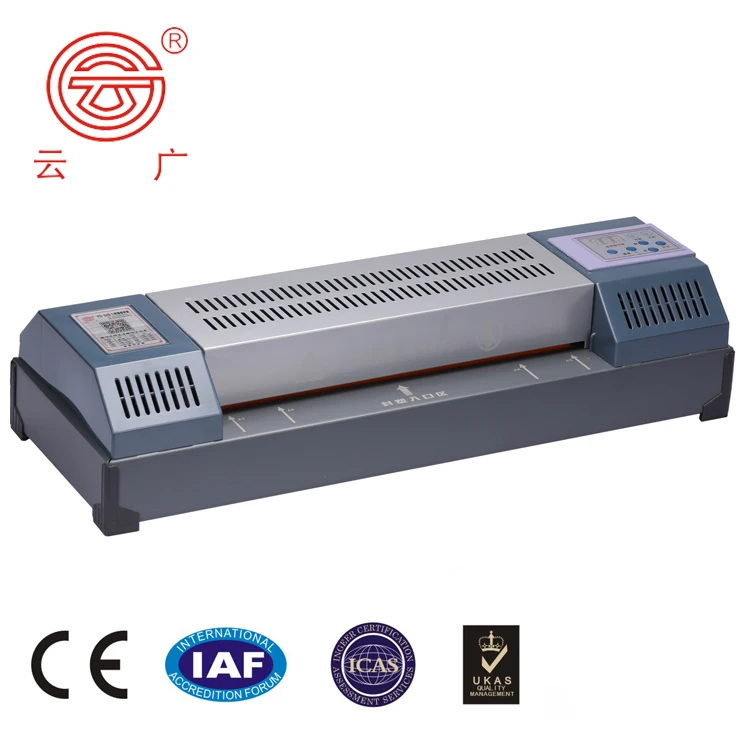 China best desktop small manual hot pressing roller press cold laminating machine for paper a3 a4 photo mounting and pvc id card