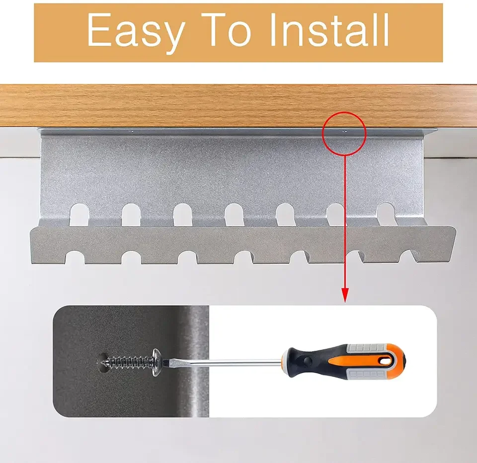 Under Desk  Cable Wire Management Tray