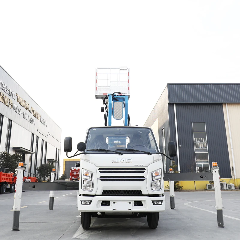 25m ISUZU Telescopic Aerial Work Platform Truck Hydraulic Aerial Cage High-altitude Working Vehicle
