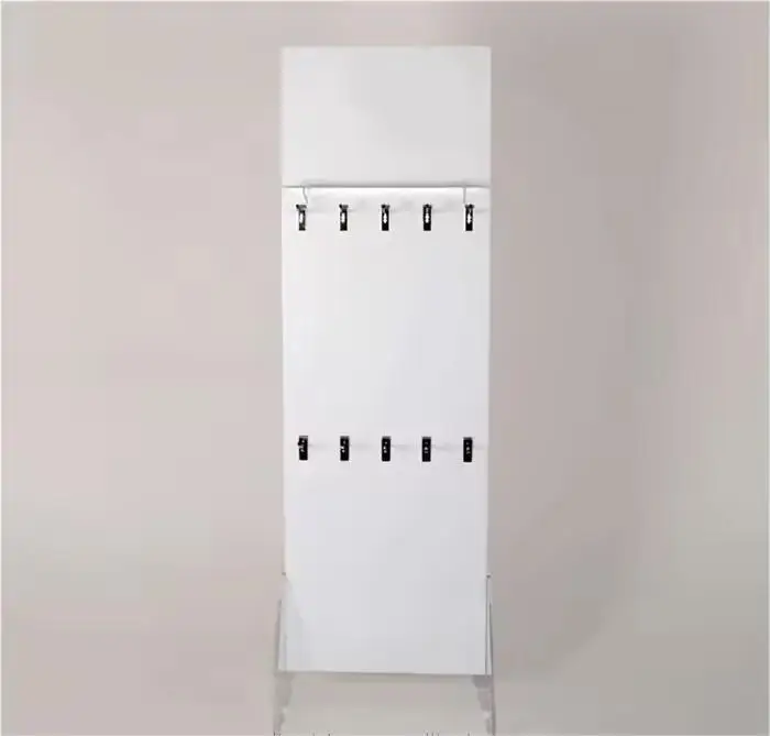 Acrylic Wig Display Stand Custom Hair Extension Bundle Display Rack Human Hair Display Furniture