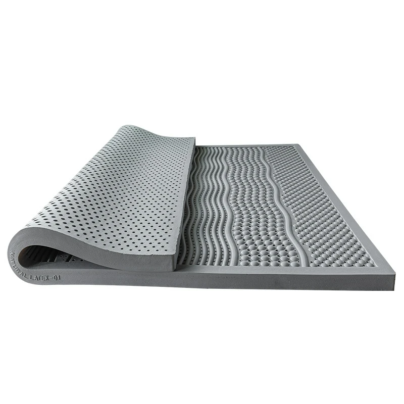 70% Natural Latex Hypoallergenic Bamboo Charcoal  Infused Mattress Topper