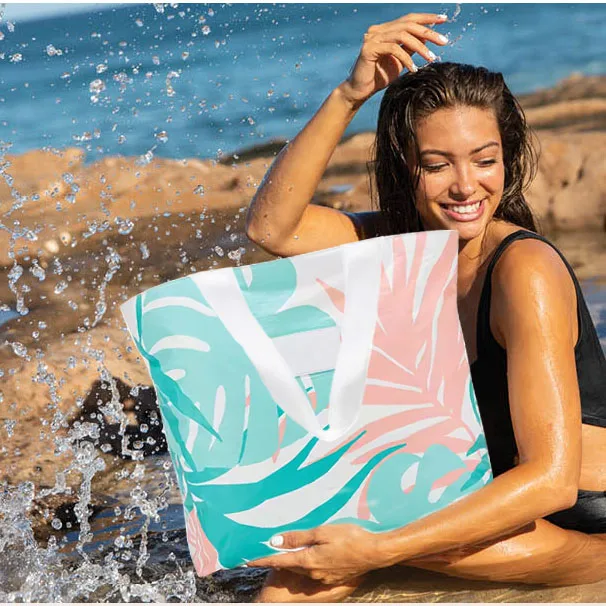 Custom Eco Friendly Fashion Travel Shipping Tote Tyvek Bag Zipper