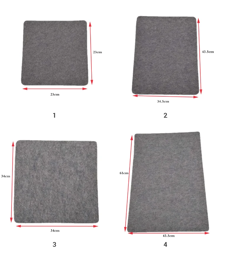 Горячая Распродажа индивидуальный валяный коврик для глажки из 100% новозеландской шерсти стегания